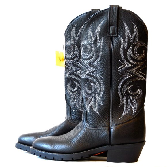 Dan Post Other - NOS MEN Size 8.5D Dan Post Black Cowboy Boots